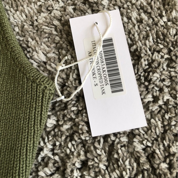 Reformation Lita Cropped Tank & Pant Nicola Pant Set - Artichoke - Picture 4 of 6